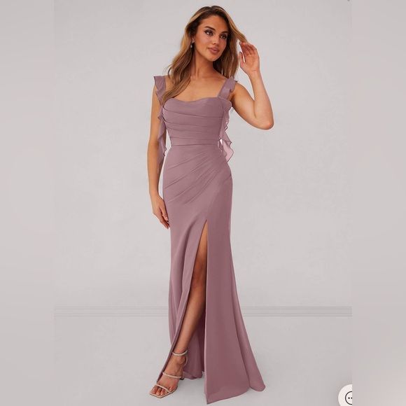 Azazie Bridesmaid Dress Dusty Rose - Picture 1 of 12